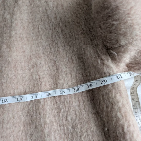 Mango | Teddy Sherpa Style Cocoon Coat - Picture 10 of 11